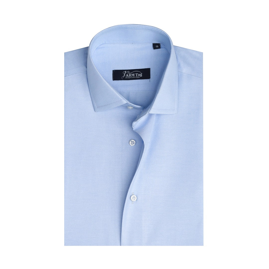 Powder Blue Plain Oxford