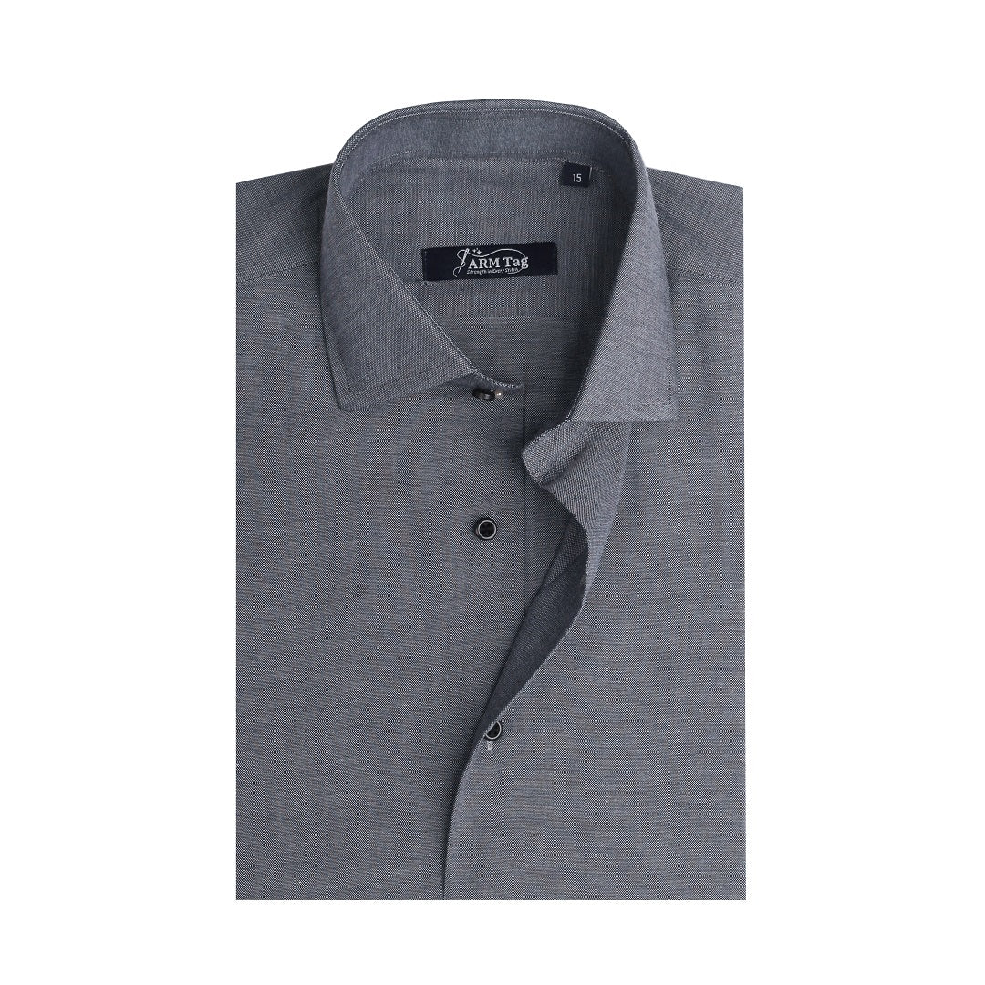 Dark Grey Plain Oxford