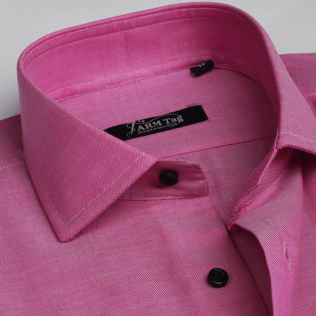Fuchsia Pink Plain Oxford
