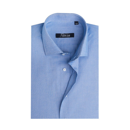 Steel Blue Plain Oxford