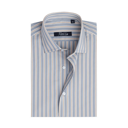 Grey & Tan Multi-Stripe
