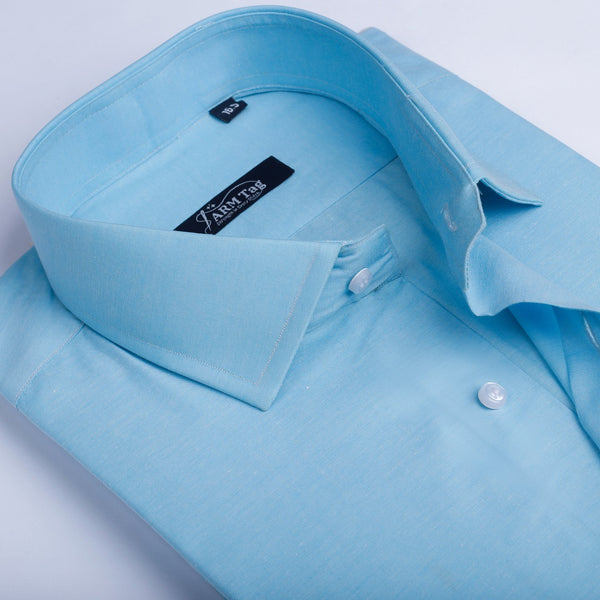 Sky Blue Plain Oxford