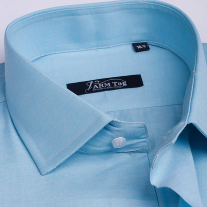 Sky Blue Plain Oxford