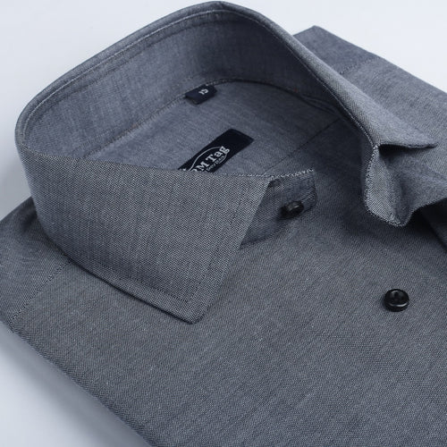 Dark Grey Plain Oxford