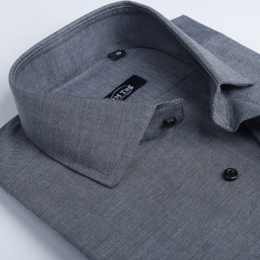 Dark Grey Plain Oxford