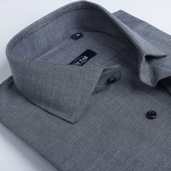 Dark Grey Plain Oxford